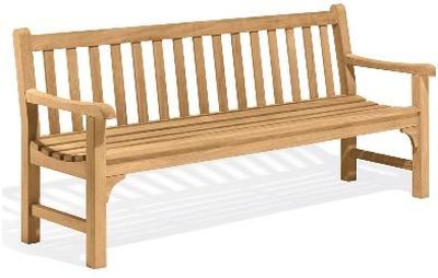 Houten tuinbank.