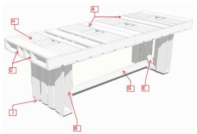 Eettafel van pallets.